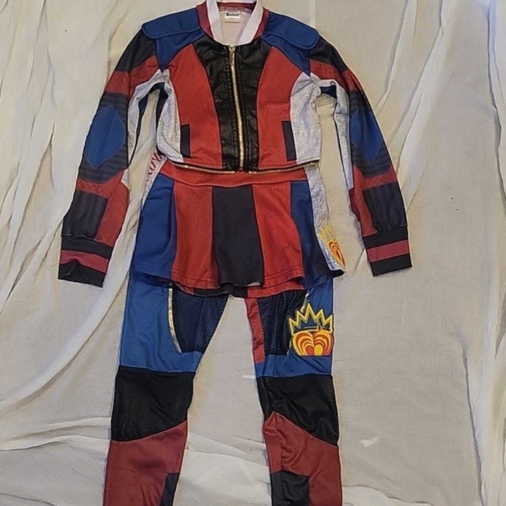 Descendants 3 Kids Evie Halloweem Costume, Size Medium, Disney Brand, 3 Pieces